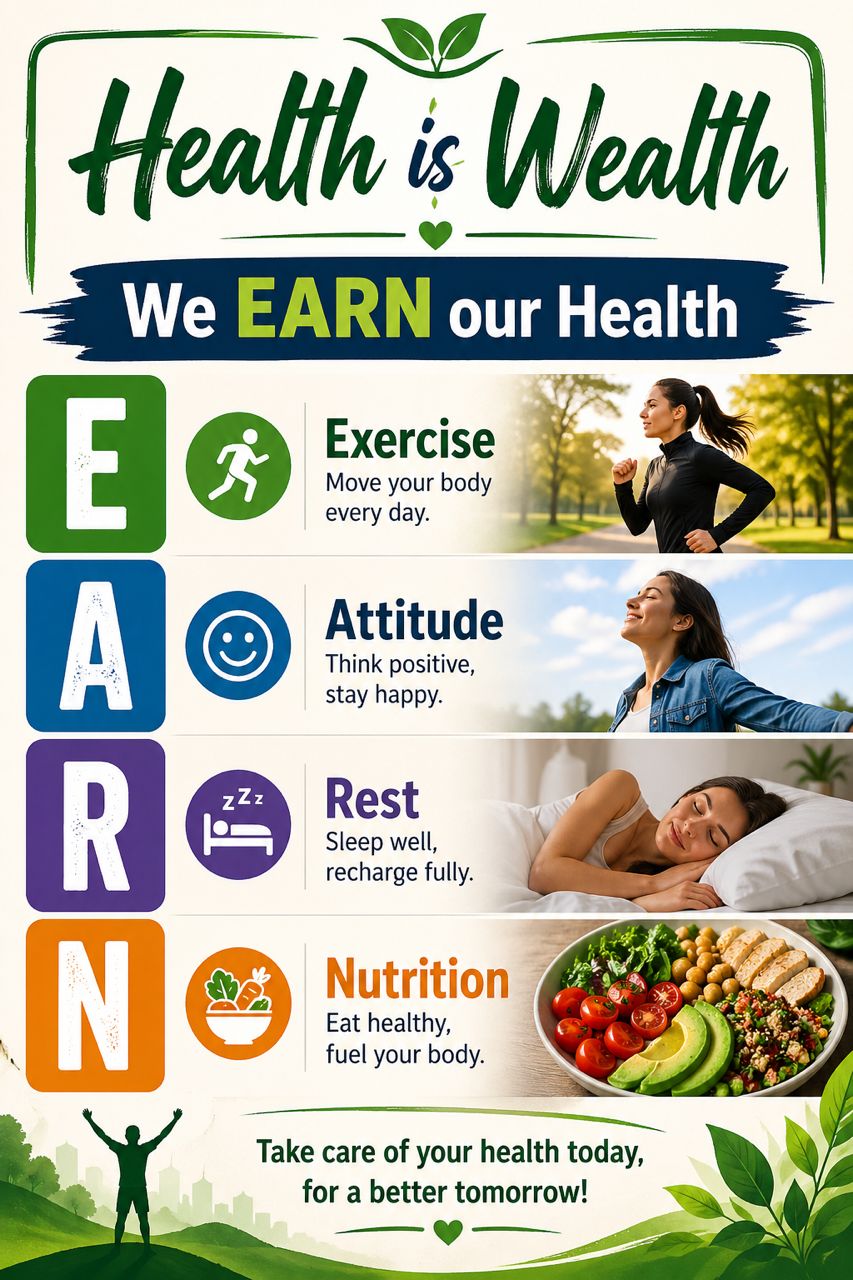 Health is Wealth.
